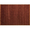 thumbnail image 1 of Ahgly Company Indoor Rectangle Abstract Brown Modern Area Rugs, 7' x 10', 1 of 4
