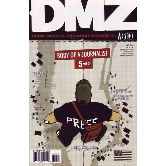 DMZ #10 VF ; DC/Vertigo Comic Book