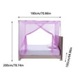Kdkad Bed Canopy Mesh Netting for Girls Kids, Bed Mosquito Net Bedroom Decorative Single Side