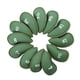 thumbnail image 2 of 12 piezas de de hierro para golf, patrón de bordado, para la cabeza de golf de cuero PU, nto de equipos de deportes de golf al aire Verde Soledad Cubiertas de cabeza de hierro de golf, 2 of 9