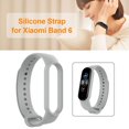 thumbnail image 1 of Correa de silicona para reloj inteligente, correa de repuesto universal para Mi Band 6/6 NFC, 1 of 6
