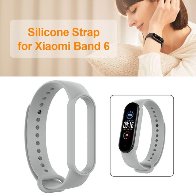 Correa de silicona para reloj inteligente, correa de repuesto universal para Mi Band 6/6 NFC