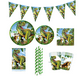 thumbnail image 4 of Decoración para fiesta de cumpleaños de dinosaurios, suministros para fiesta, mantel, caja de dulces, regalo para niños, globo para bebé, recuerdos de fiesta de cumpleaños para niños, 4 of 5