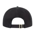 thumbnail image 2 of BET Dad Hat, Gold Logo Adjustable Baseball Cap with Curved Brim, Black, One Size, 2 of 5