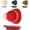 red, variant on Soup Bowl with Bread Holder, Soup and Side Bowls with Cracker Holder, Bread Bowl for Salad Breakfast, Anti-Soggy Plate Ceramic and Sandwich Ideal for Home and Restaurant(Green)
