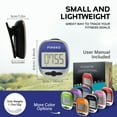 thumbnail image 4 of PINGKO Pedometer Step Counter Walking Running Pedometer Portable LCD Pedometer with Calories Burned and Steps Counting for Jogging Hiking Running Walking - Blue, 4 of 10