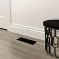thumbnail image 3 of Imperial 3" x 10" Matte Black Steel Floor Register, Louvered, 1 Pack, 3 of 7