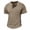 Khaki, variant on Dxzfnsa Mens Tees Short Sleeve Crewneck Henley Shirts Knitted Textured Shirt Solid T-Shirts Summer Top M-3XL