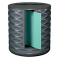 thumbnail image 5 of Post-it Note Dispenser, 5.5" x 3.9" (Pack of 2), Vertical Design, Pop-Up Notes, Black Geometric Pattern, 1 Aqua Splash Super Sticky Note Pad, 5 of 5