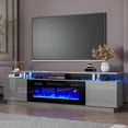 thumbnail image 6 of VANACC 70" Fireplace TV Stand with 36" Electric Fireplace for TVs up to 80", Gray, 6 of 8