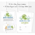 thumbnail image 3 of Inkdotpot Set Of 30Dinosaur Baby Shower Invitations-Diaper Raffle Tickets And Baby Shower Book Request Cards Jungle Animals Invites Its A Boy Its A Girl, 3 of 7