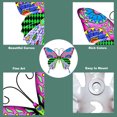 thumbnail image 3 of Valla de mariposa de metal para decoración de jardín, arte de patio, mariposa grande, escultura de balcón para terraza al aire libre, rojo, color, 3 of 5