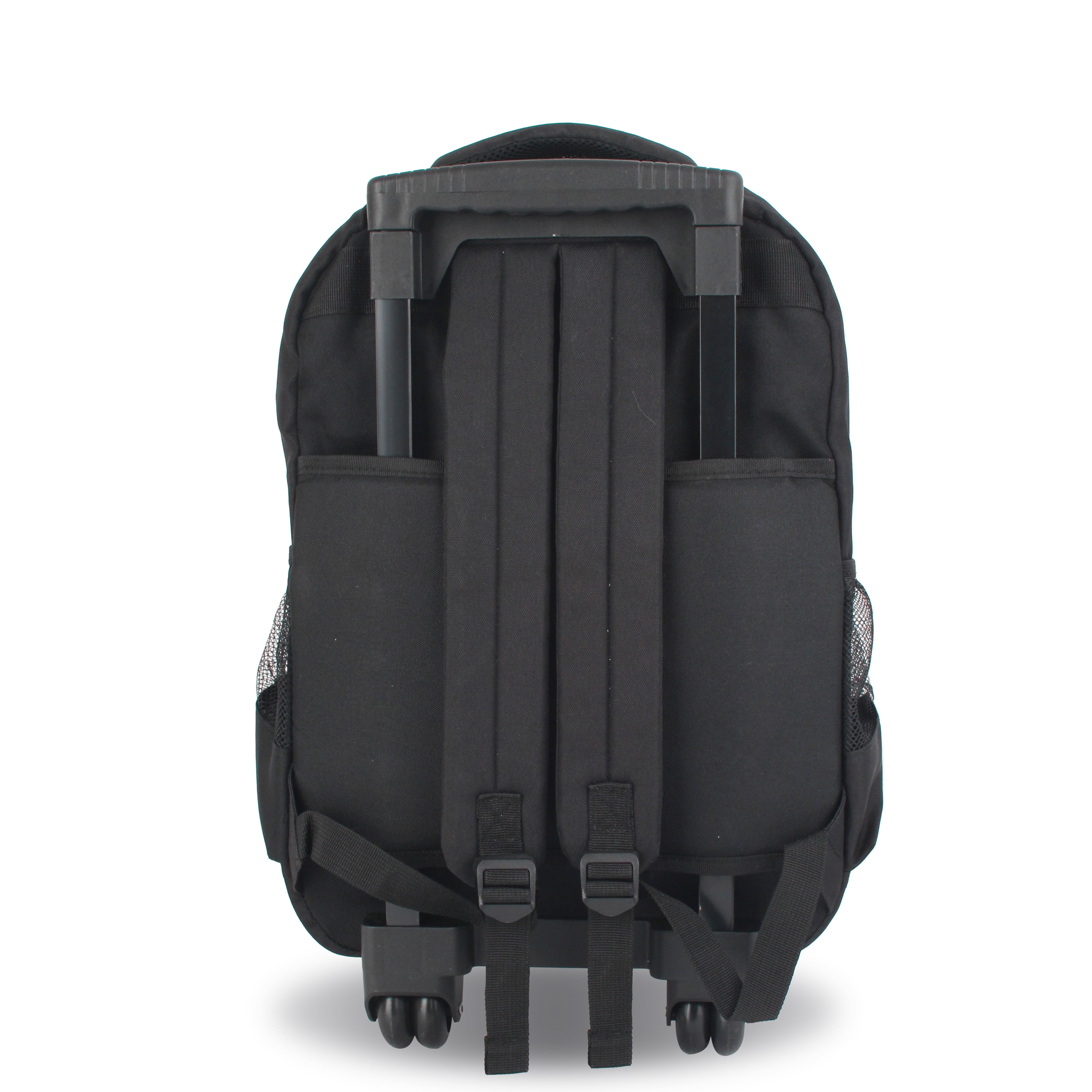 SPOSAC 19" Unisex Rolling Backpack, Black