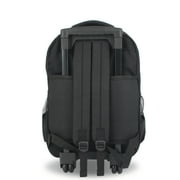 SPOSAC 19 Unisex Rolling Backpack, Black