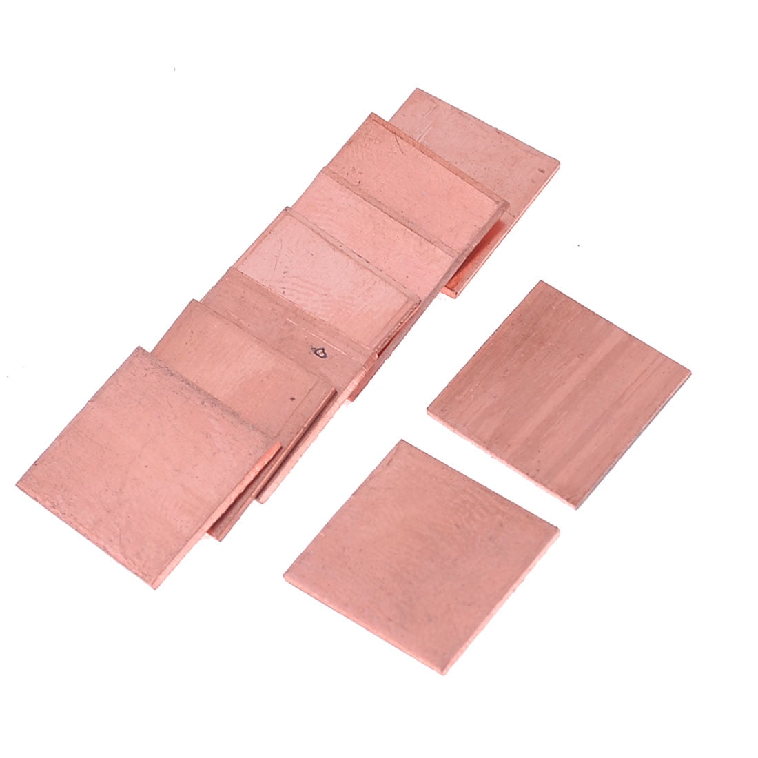 NA 5pcs 2mm x 20mm x 20mm Shim Gray Silicone Square Heatsink Thermal Pad