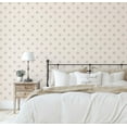 thumbnail image 5 of S4Sassy Modern Polka Dotted Diamond Wallpaper- White Bohemian Wall Covering, 25" X 60" Self-Adhesive Vinyl Walls Paper, Decorative Wallwrap, Easy Diy Walls Covering For Bedroom, Living Space, 5 of 9
