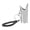 Grey, variant on BIMZUC Vintage Engraved Pattern Golden Lighter Case Holder Zinc Alloy Sleeve with Lanyard Protective Cover (3.1 inches / 8 cm)