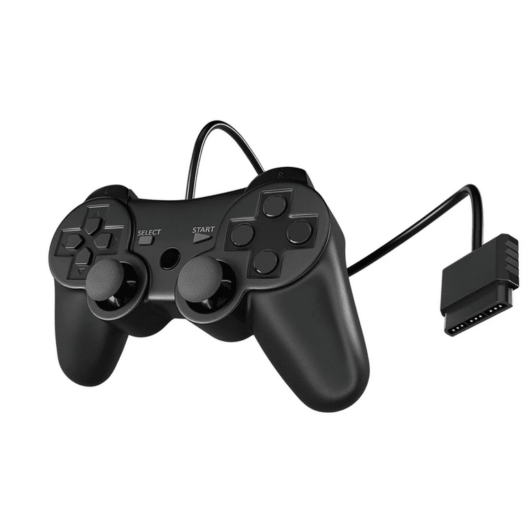 RetroFam 2 Pack Wired Controller Compatible for PlayStation 2 PS2