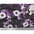 thumbnail image 2 of Soimoi Modal Satin Fabric Spider Tie-Dye Decor Fabric Printed Yard 42 Inch Wide, 2 of 3