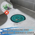 thumbnail image 4 of Drain Hair Catcher Sink Stopper, Anti Clog Press Type Drain Cover Odor Blocking Water Plug Easy Clean Filter Strainer, Drain Stopper for Kitchen Sink Bathroom Bathtub Shower Drain, 4 of 6