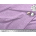 thumbnail image 3 of Soimoi Purple Moss Georgette Fabric Asterisk & Polka Dots Printed Fabric 1 Yard 42 Inch Wide, 3 of 3