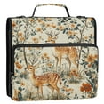 thumbnail image 5 of FORMRS Zipper Binder with Shoulder Strap 1.5-inch Ring 500 Sheet Capacity File Bag, Deer Pattern, 5 of 5
