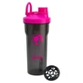 thumbnail image 1 of Vaso Shaker Deportivo con Tapa Rosa, Diseño Barbie Silueta, Incluye BolaShaker de Plástico, Capacidad 700 Ml, Negro, 1 of 5