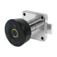 thumbnail image 1 of Baohd Smart Fingerprint Drawer Lock for Locker Home Office Wardrobe Silver 32mm Black 22mm, 1 of 1