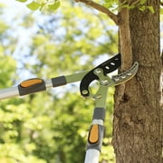 AIRAJ Heavy Duty 27-41 Extendable Anvil Loppers, Telescoping Tree Trimmer with 2 Cutting Capacity, Compound Action Branch Cutter, Includes Spare SK5 Blade for Thick Branches & Dead Wood