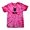 Pink Tie Dye, variant on Heavy Metal Short Sleeve T-shirt Rock On Metal Music Alternative Bullhorn Horns Hairbands 80's 90's-Forest-6Xl