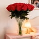 thumbnail image 5 of 30 rosas artificiales realistas para decoración del hogar, bodas y fiestas, color rojo, 5 of 7
