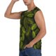thumbnail image 3 of Balery Tropical Palm Leaves Fern Leaf Camisetas sin mangas para hombre, absorbe la humedad y protege contra el mal olor.-3X-Large, 3 of 7