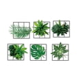 thumbnail image 2 of Home Decor 3D Green Plantes Wall Sticker Natural Wind Stickers Leaves Bathroom Toilet Decor For All Types Of Walls E, 2 of 9
