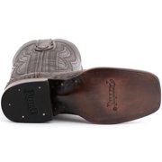 FERRINI Men's Hornback Caiman Dakota Toe Boots, Color: Chocolate, Size: 5-EE (1049309105EE)