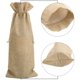 thumbnail image 4 of 10 bolsas de yute para vino, 14 x 6 1/4 pulgadas, bolsas de regalo para botellas de vino de arpillera con cordón, 5 colores, 4 of 6