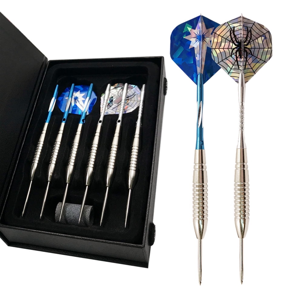 22g Darts Set "Nighthawk" with steel tip | 6 Flights | Darts with steel tips