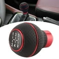 thumbnail image 4 of Gear  Knob, 5 Speed Aluminium Alloy Comfortable Control Artificial Leather Automatic  Knob  For Car For Automobiles Accessory, 4 of 8
