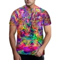 thumbnail image 1 of YDLCAFD 2023 Colorful Graffitiss 3D Printed Pigment T Shirt For Men, 1 of 4