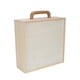 thumbnail image 3 of Caja de madera con asa, caja de madera sin pintar, tapa deslizante vacía portátil, caja de madera Tapa de Madera Grande, 3 of 9