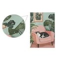 thumbnail image 5 of Yayeee Garden Flag 28" x 40" Double Sided Outdoor Yard Lawn Holiday Decorations, Pink Sleeping Cat, 5 of 6