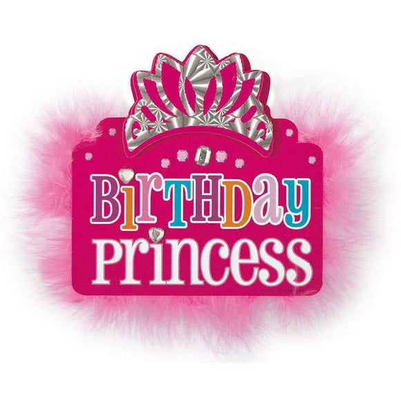 Unique Party Deluxe Princess Birthday Badge