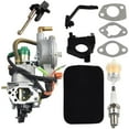 thumbnail image 1 of Dual Fuel Carburetor LPG Conversion Kit for GX390 188F Generator 4.5-5.5KW, 1 of 11