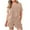 Khaki, variant on Timegard Lounge Sets for Women Ribbed Short Sleeve Tee Shorts with Pockets Summer Outfits Solid Color