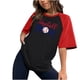thumbnail image 1 of Camiseta holgada cómoda debajo de la cintura con cuello redondo y estampado elegante para mujer, blusa de manga corta, Tops informales OAVQHLG3B Store lin121212, 1 of 5
