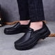 thumbnail image 5 of Zapatos de vestir de negocios negros de cuero para hombre de primavera y otoño, zapatos de hombre de suela gruesa, zapatos de senderismo casuales para exteriores de gran tamaño, 5 of 6