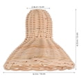 thumbnail image 2 of HAMPPLIES Wicker Lamp Shade Handwoven Khaki Light Diffusion For Table Lamp 1Set, 2 of 6