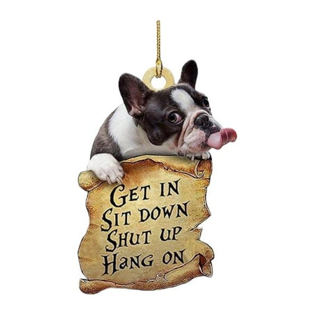 

Double-sided Cute Car Pendant Car Accessories Hanging Pendant Car Dog Pendant Pendant Car Key Backpack Accessories Pendant