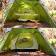 thumbnail image 3 of Ayamaya 3-Person Tunnel Tent with Removable Bedroom and Vestibule Footprint for Camping, 3 of 7