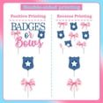 thumbnail image 5 of Badges or Bows Gender Reveal Cake Topper Decorations with Blue Badges and Pink Bow Cake Toppers for He or She Pink and Blue Boy or Girl What Will Baby Be Gender Reveal Baby Shower, 5 of 6