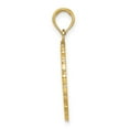 thumbnail image 2 of Diamond2Deal 14K Yellow Gold JAMAICA and Palm Tree Disk Pendant for Women (L- 1.01 in, W- 0.75 in), 2 of 4